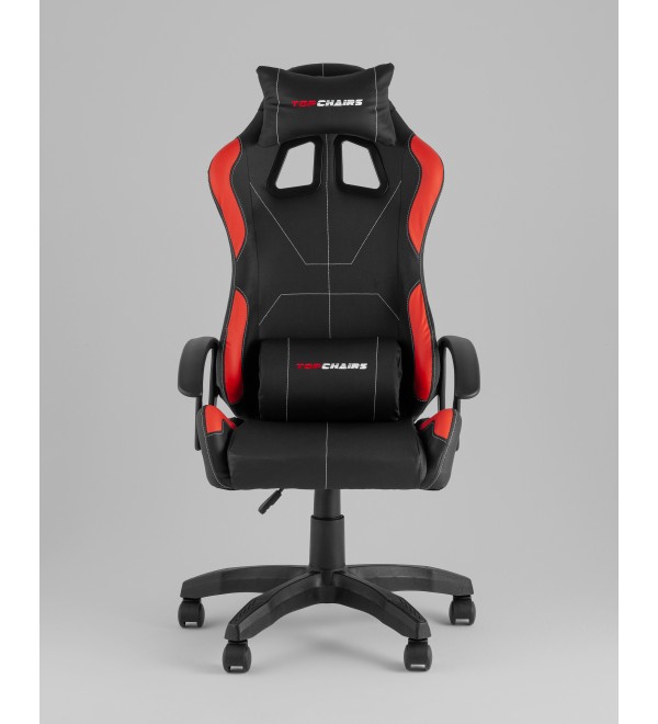 Кресло спортивное TopChairs Wyvern черно-красный
