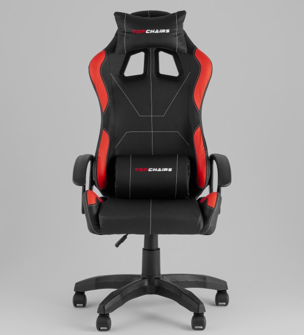 Кресло спортивное TopChairs Wyvern черно-красный