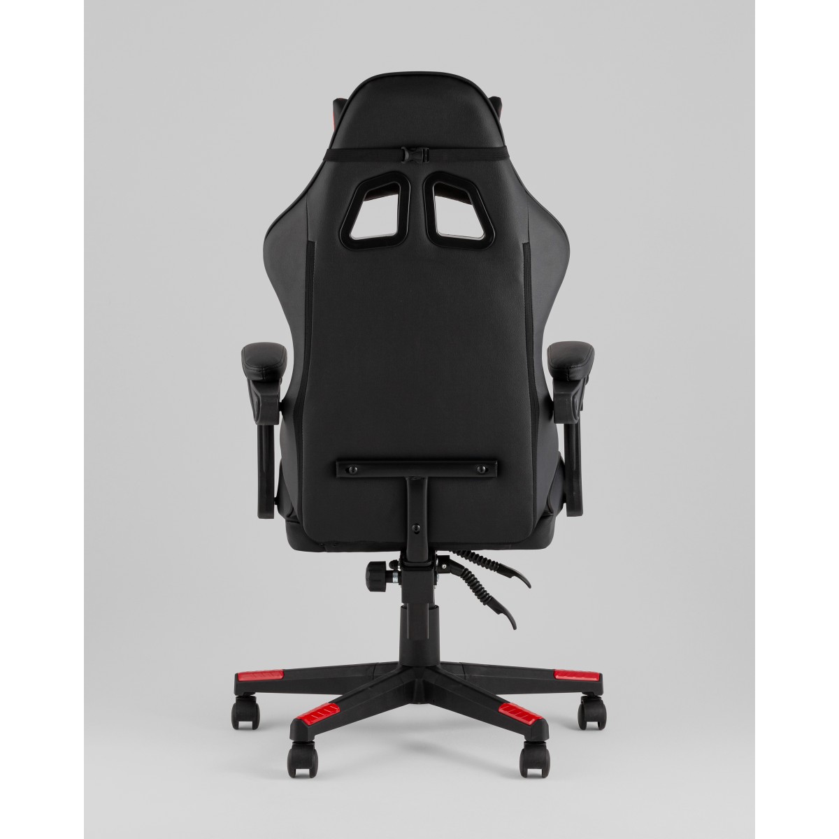 Кресло спортивное TopChairs Commander черно-красный