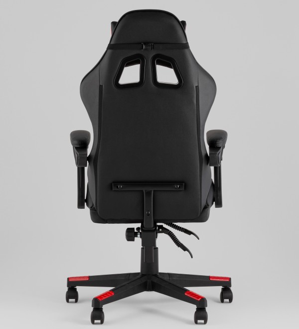 Кресло спортивное TopChairs Commander черно-красный