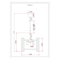Светильник подвесной Moderli V10780-3P Monte
