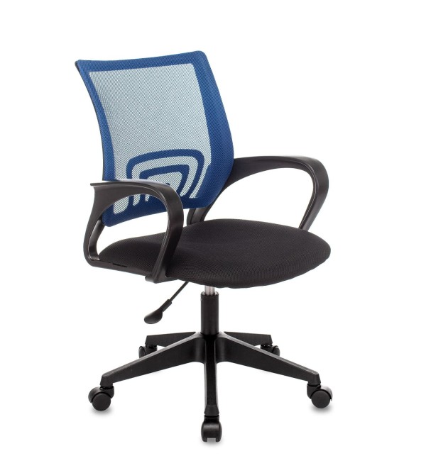 Кресло офисное TopChairs ST-Basic сетка/ткань синий