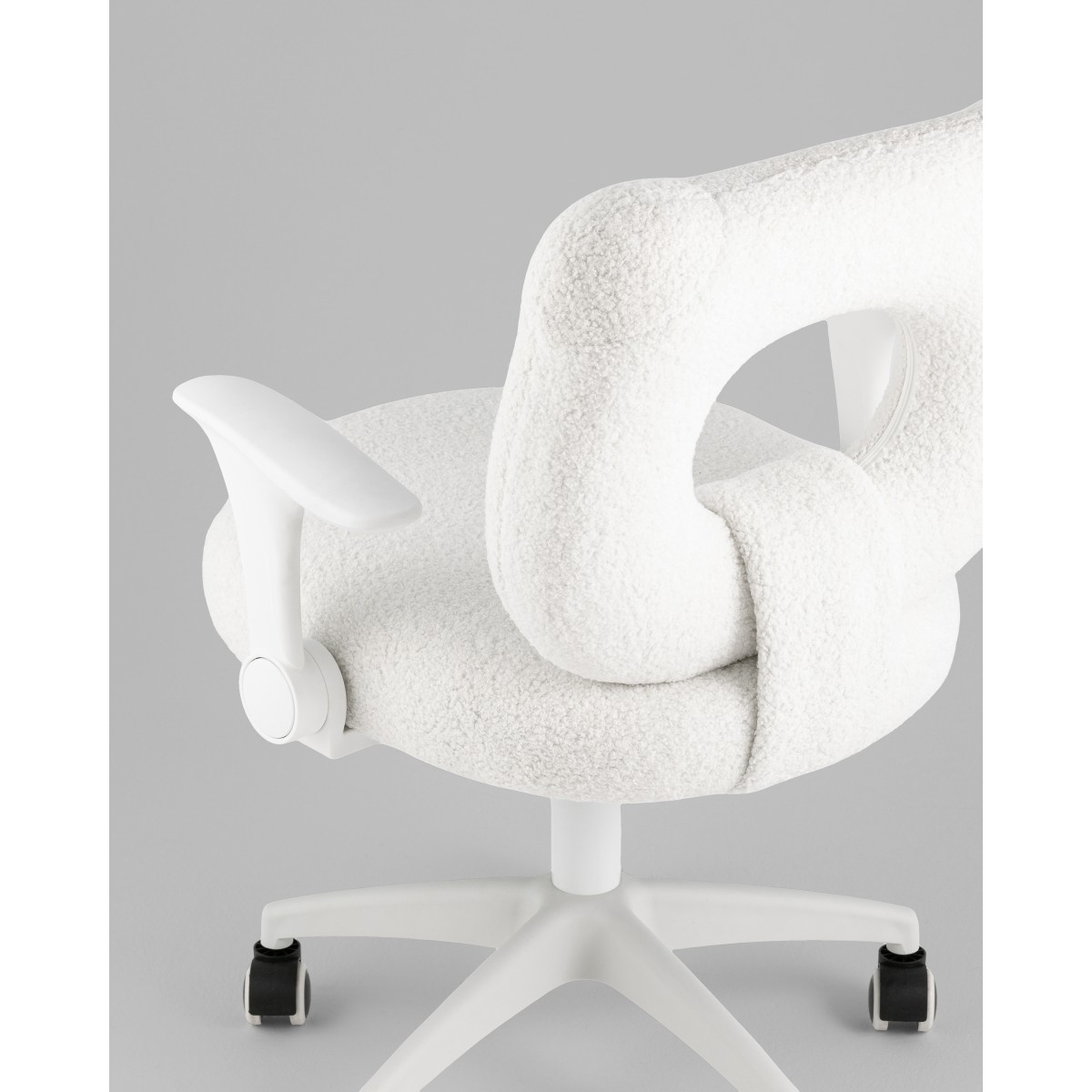 Кресло детское TopChairs 2590 белый тедди