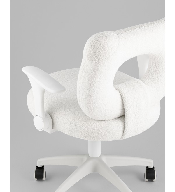 Кресло детское TopChairs 2590 белый тедди