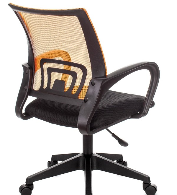 Кресло офисное TopChairs ST-Basic сетка/ткань оранжевый