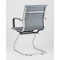 Кресло для посетителей TopChairs Visit серое 2 шт.