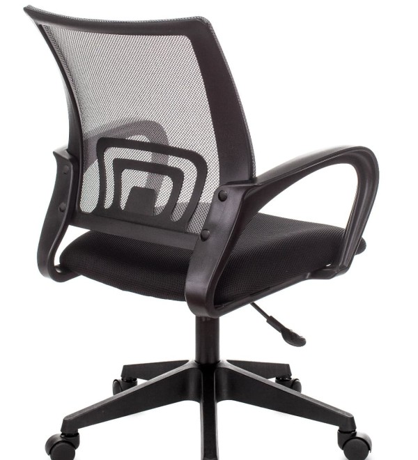 Кресло офисное TopChairs ST-Basic сетка/ткань темно-серый