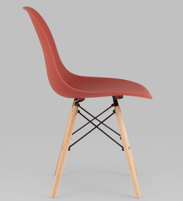 Стул Eames Style DSW терракотовый x4 (разборный каркас)