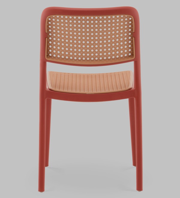 Стул Yona пластиковый красный