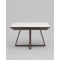 Стол Керас 120-180/80/75, столешница керамика Carmen light grey