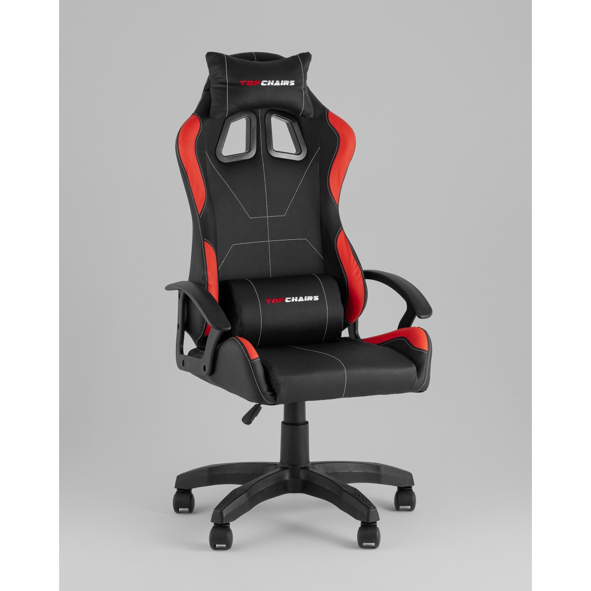 Кресло спортивное TopChairs Wyvern черно-красный