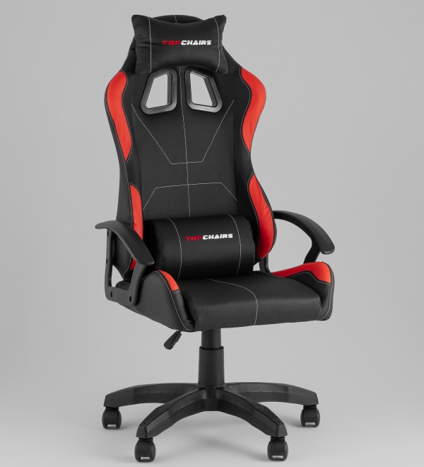 Кресло спортивное TopChairs Wyvern черно-красный