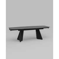 Стол обеденный Eliora 160-240х90 см графит сланец керамика