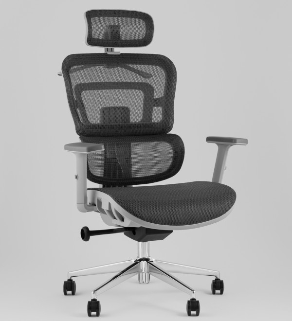 Кресло офисное TopChairs Techno Professional серый