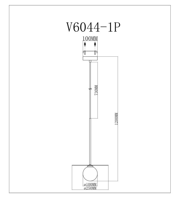 Светильник подвесной Moderli V11572-1P Scrumbel
