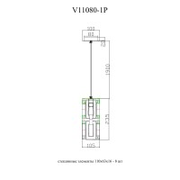 Светильник подвесной Moderli V11080-1P Lilly