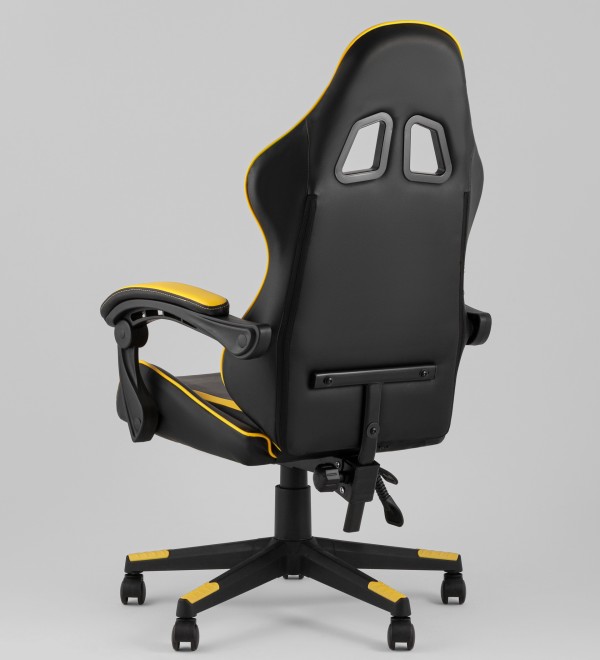 Кресло спортивное TopChairs Shadow черно-желтый