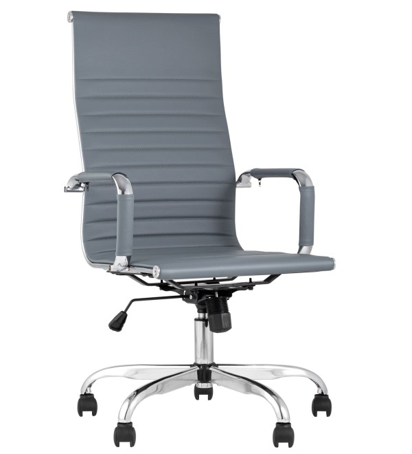 Кресло руководителя TopChairs City серый
