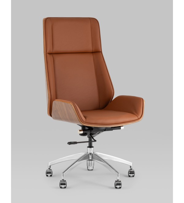 Кресло руководителя TopChairs Crown SN коричневый