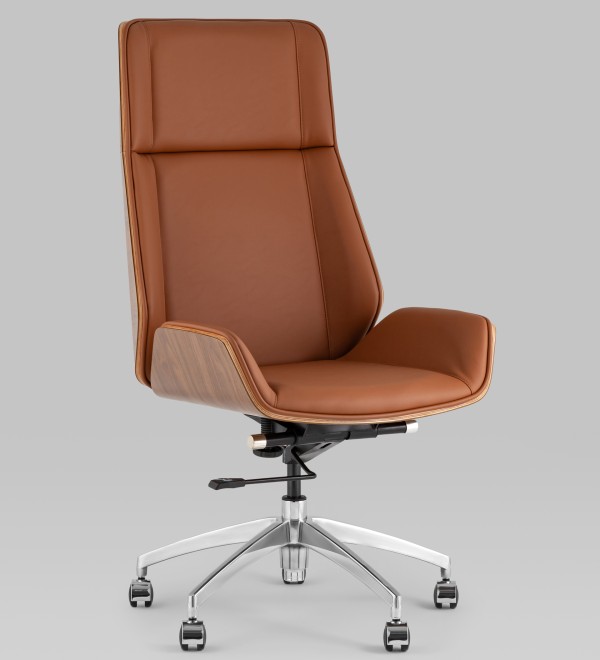 Кресло руководителя TopChairs Crown SN коричневый