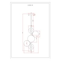 Светильник подвесной Moderli V10795-5P Renny