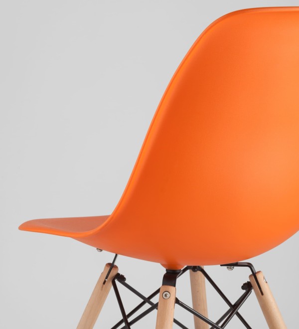 Стул Eames DSW оранжевый x4