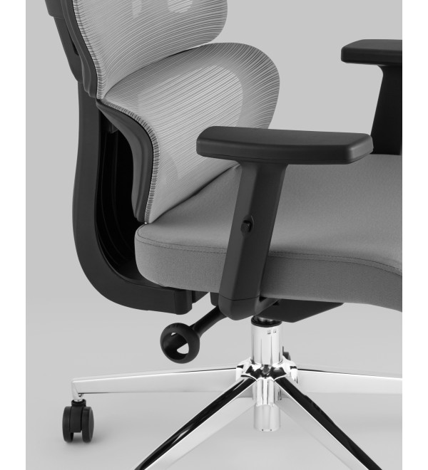 Кресло офисное TopChairs Techno серый