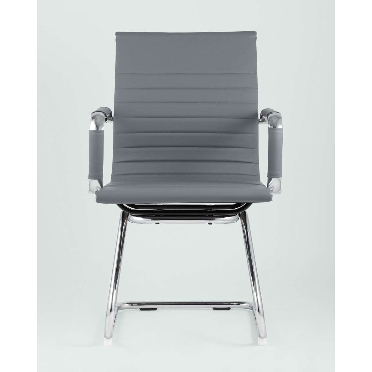 Кресло для посетителей TopChairs Visit серое 2 шт.