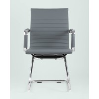 Кресло для посетителей TopChairs Visit серое 2 шт.