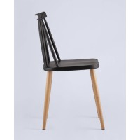 Стул Морган пластиковый черный