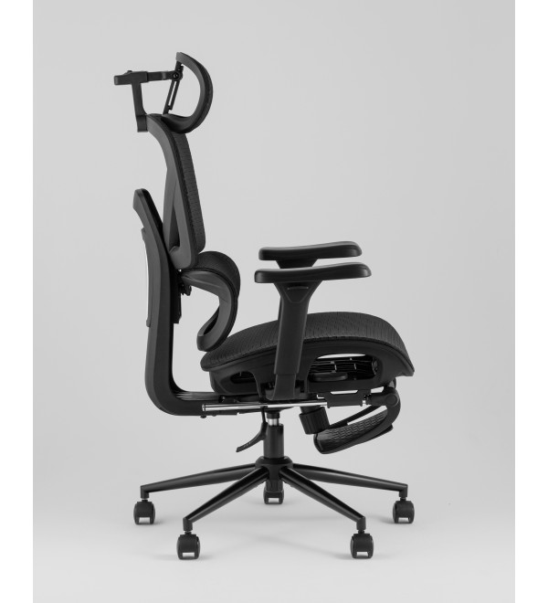 Кресло офисное TopChairs Vertus черная сетка