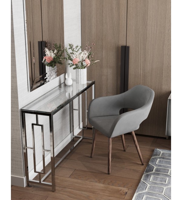 Консоль БРУКЛИН 115*30 серебро