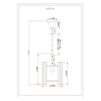 Светильник подвесной Moderli V10779-1P Monte