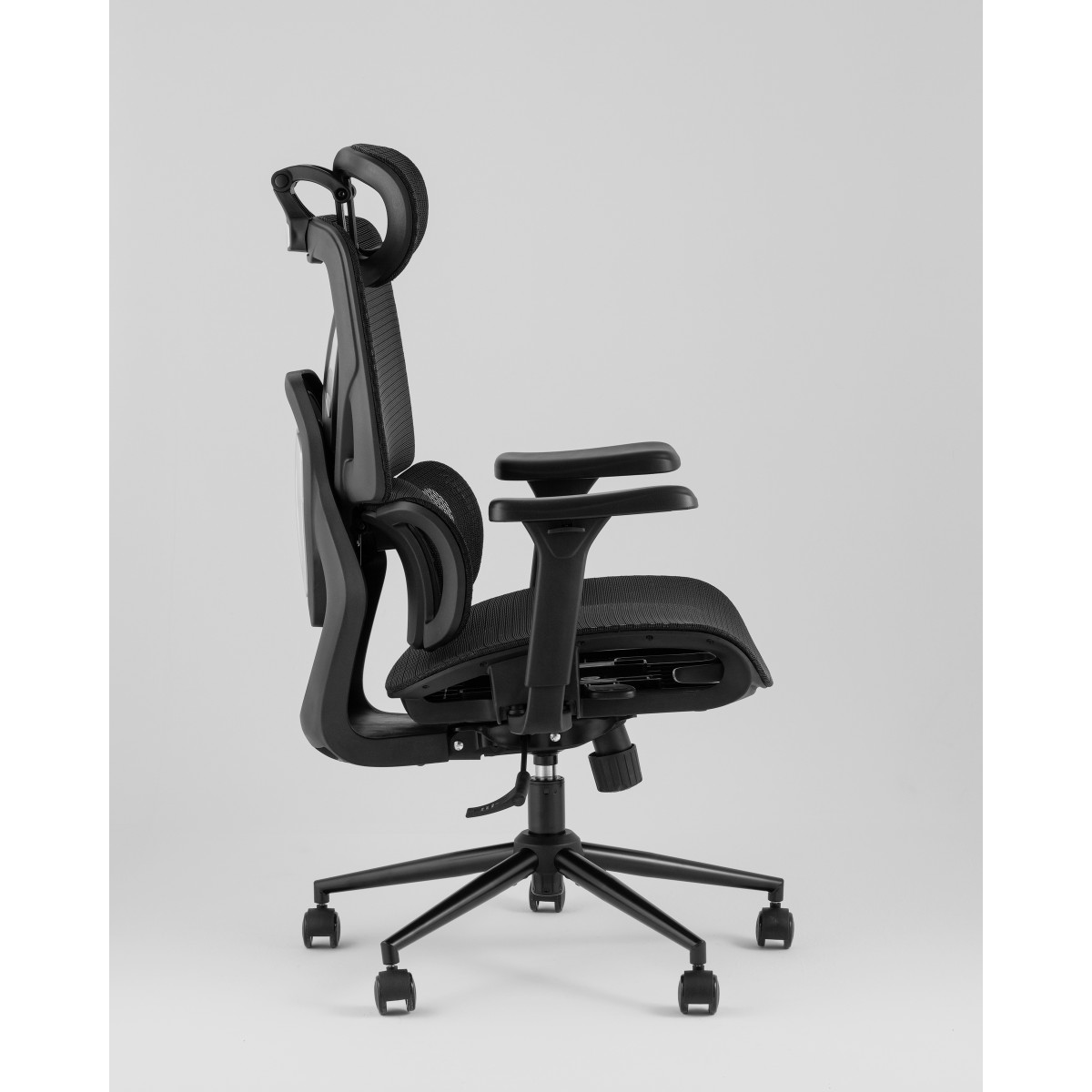 Кресло офисное TopChairs Structo черная сетка