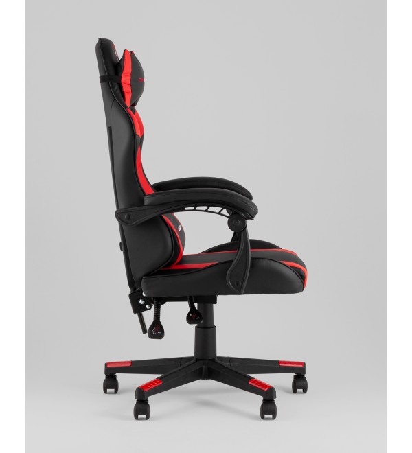 Кресло спортивное TopChairs Commander черно-красный