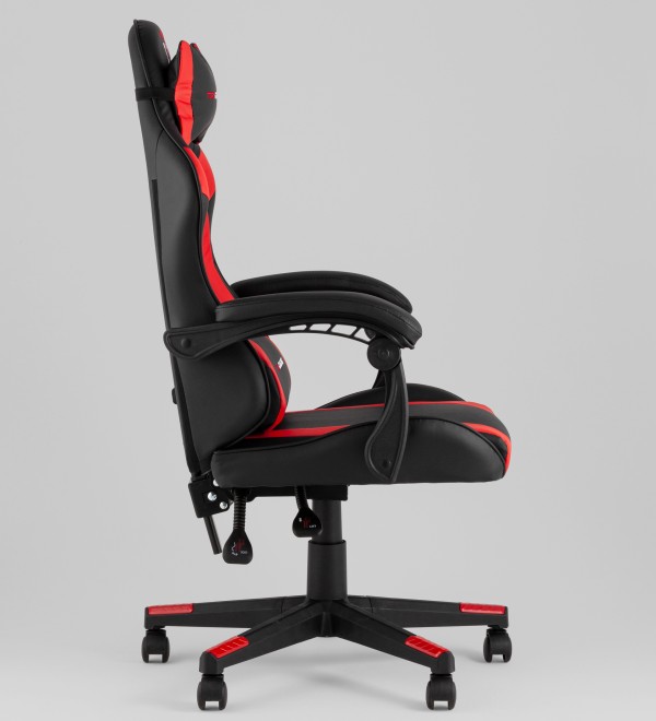 Кресло спортивное TopChairs Commander черно-красный