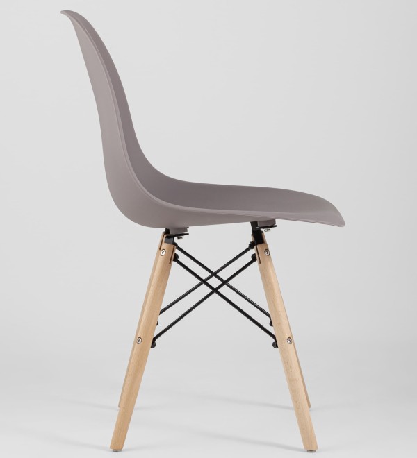 Стул Eames Style DSW темно-серый x4 (разборный каркас)