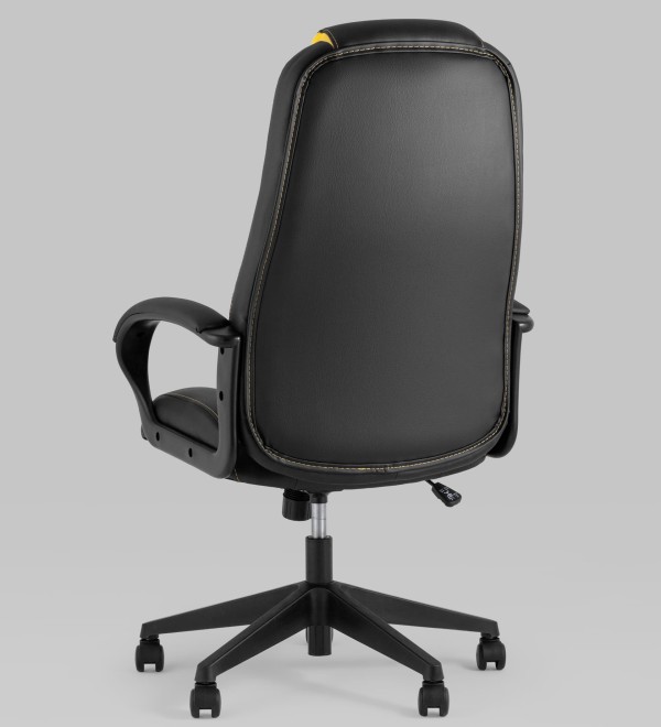 Кресло игровое TopChairs ST-CYBER 8 черный/желтый