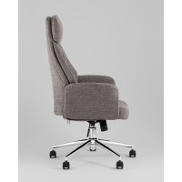 Кресло офисное TopChairs Neoma темно-серый ткань