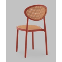 Стул Junie пластиковый красный