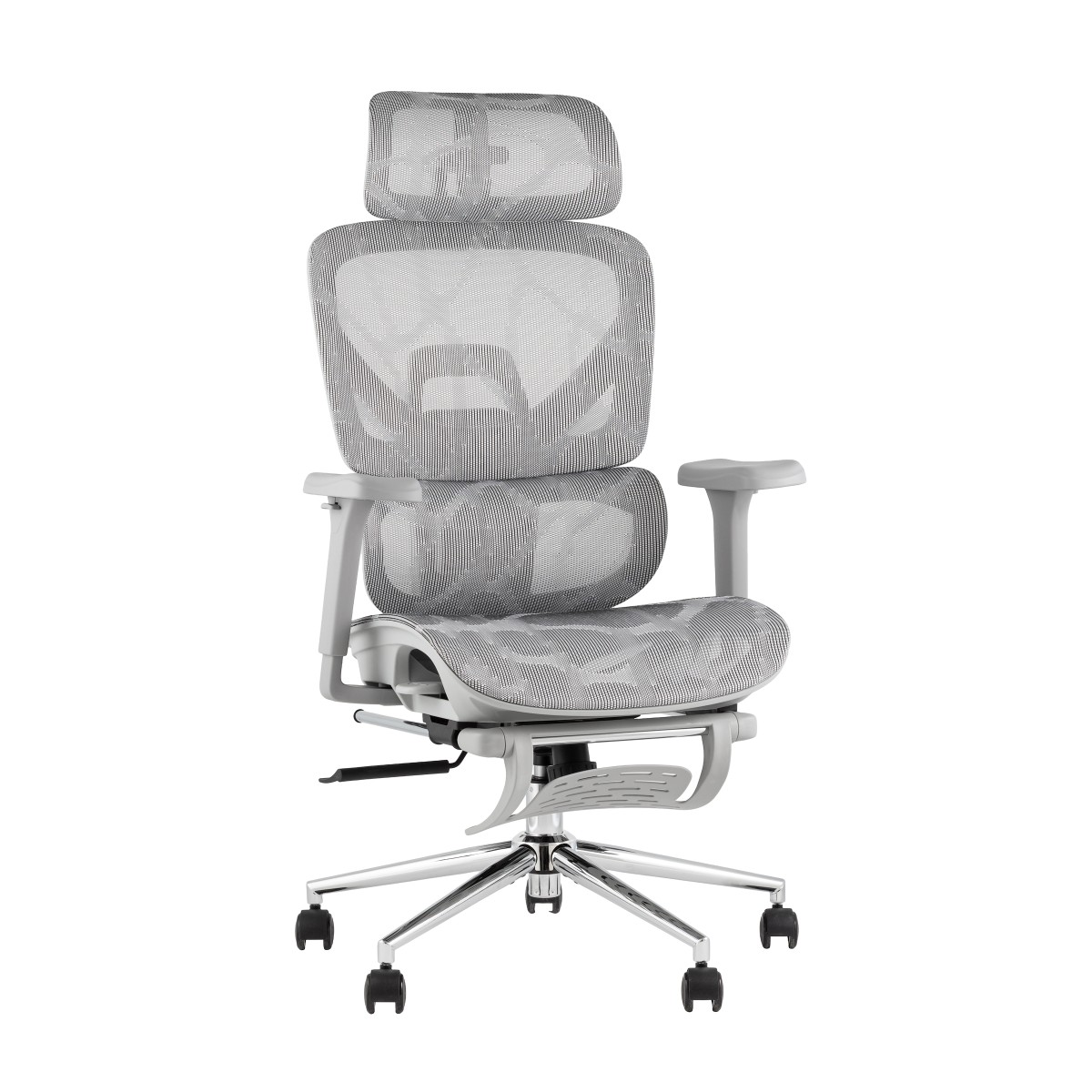 Кресло офисное TopChairs Vertus серая сетка