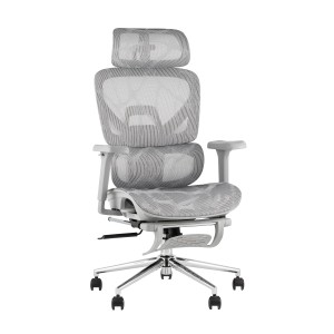 Кресло офисное TopChairs Vertus серая сетка
