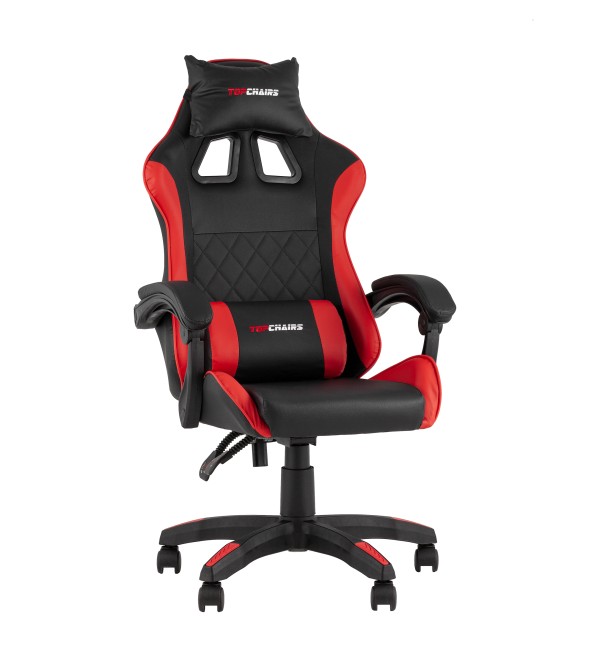 Кресло спортивное TopChairs MG-7043 черно-красный