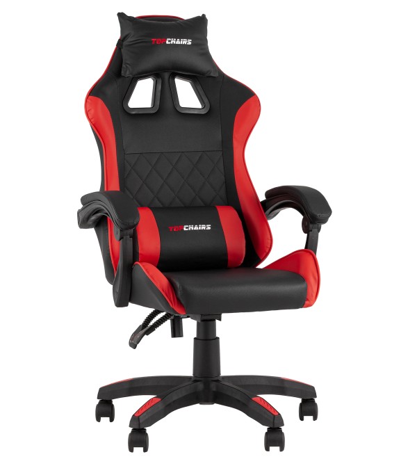Кресло спортивное TopChairs MG-7043 черно-красный