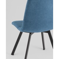 Стул Одди Original Square велюр синий