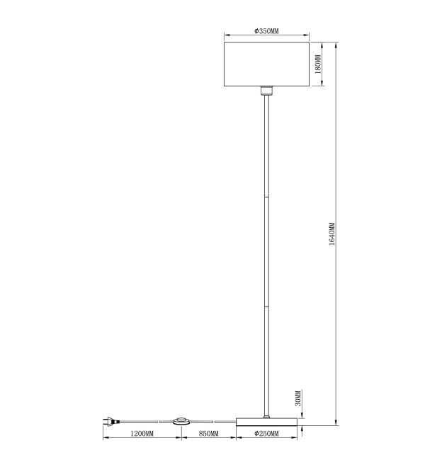 Торшер Moderli V2734-1F Room