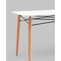 Стол Eames DSW Rectangle New 120*80 белый
