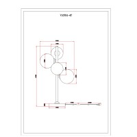 Лампа настольная Moderli V10791-4T Renny