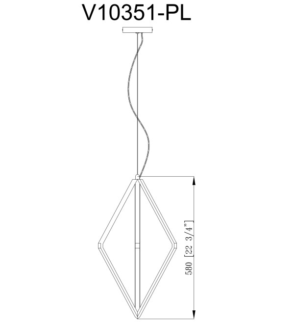 Светильник подвесной Moderli V10351-PL Grape
