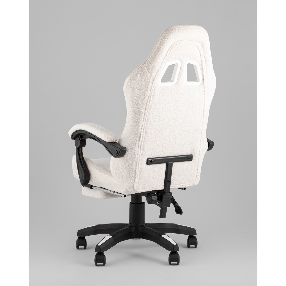 Кресло спортивное TopChairs MG-7019 букле белый